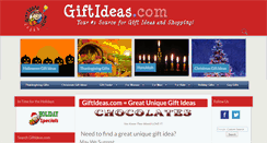 Desktop Screenshot of giftideas.com